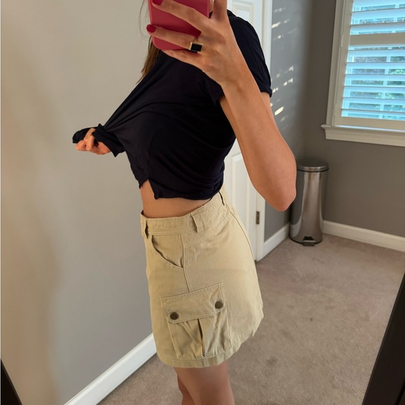 Princess Polly Khaki Cargo Skirt - Picture 2 of 3